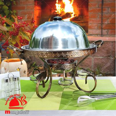 Садж 30см с соусницами